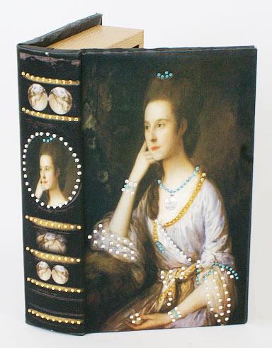 Деревянная шкатулка "Живопись Портрет Анны, графини Честерфилд", 21x13x5см