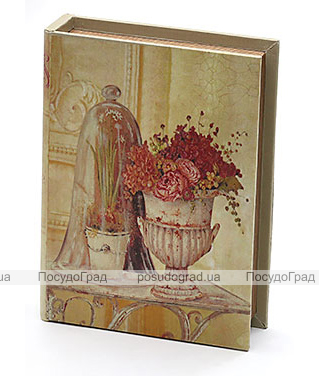 Дерев'яна шкатулка "Стефані Book with Vase", 23x17,5x5см