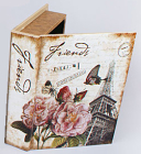 Деревянная шкатулка "Стефани Book Greetings from France", 23x17x5см