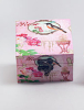 Деревянная шкатулка "Сад Винтаж Bird on a Pink Background", 10x10x6см