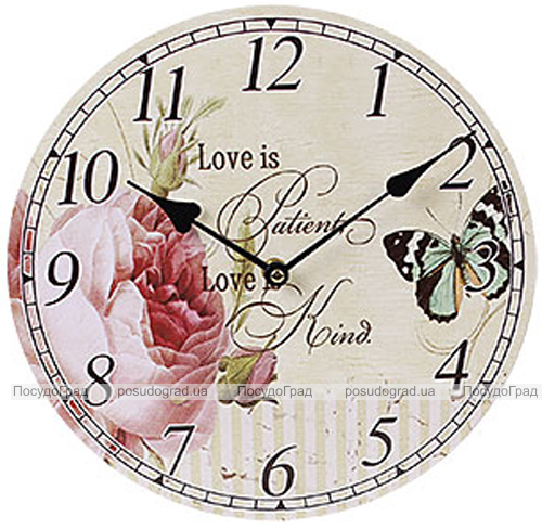 Часы настенные "Love is" Ø29см