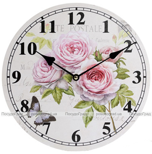 Часы настенные "Ufficio Postale Rose" Ø29см