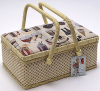 Шкатулка для рукоділля "Констанція Wine Industry Beige Mni", 27.5x18x12cм