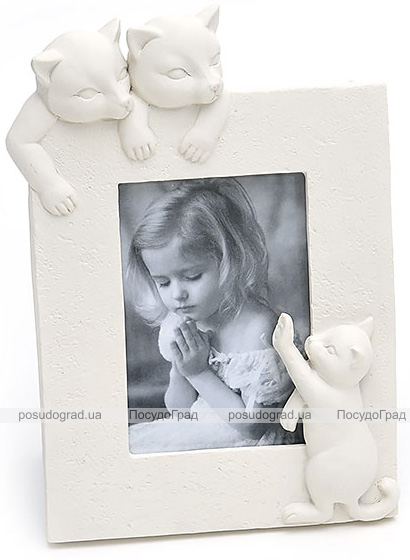 Фоторамка BabyRoom "Котики" для фото 10х15см (біла)