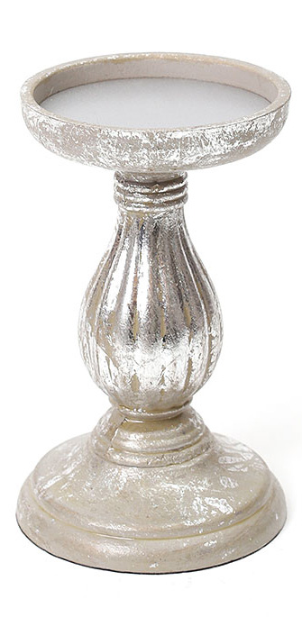 Подсвечник Mange 11х11х19см, серебро