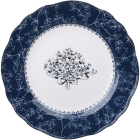 Набор 2 фарфоровых обеденных тарелок "Vintage Blue" Ø26см, синий декор