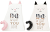 Скарбничка-котик "Do what you love" 14.8см, керамічна