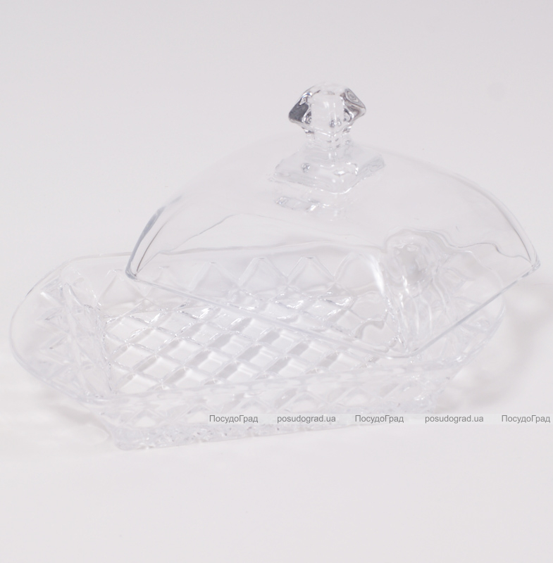 Маслянка "Bona Glass" 17.2x10.5x9см, скляна