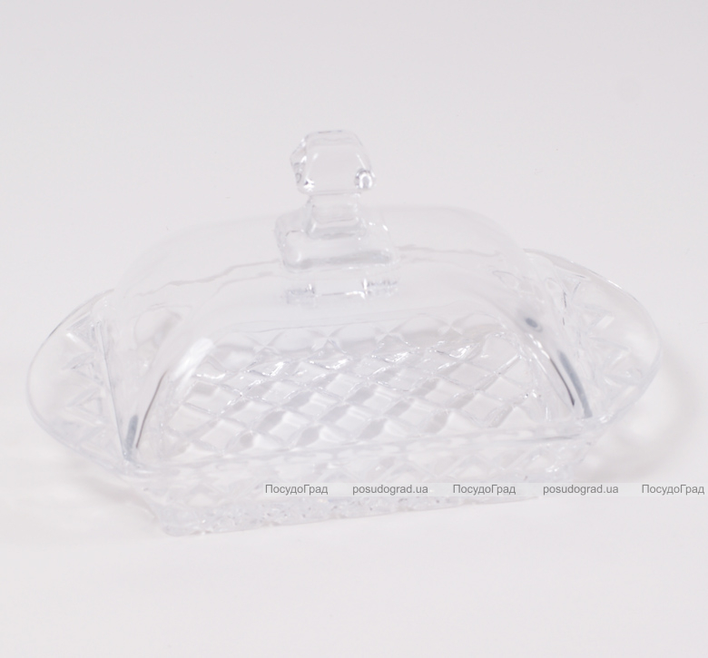 Маслянка "Bona Glass" 17.2x10.5x9см, скляна