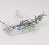Маслянка "Bona Glass" 17.2x10.5x9см, скляна