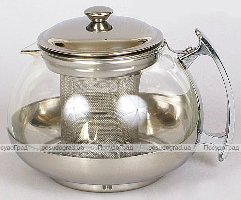 Чайник заварочный BHK 750мл стеклянный с фильтром