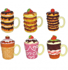 Кружка Ceramic Cake 300мл з кришкою