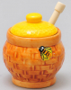 Медовница с ложкой Honey "Плетенка"