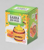Медовница с ложкой Honey "Бочонок"