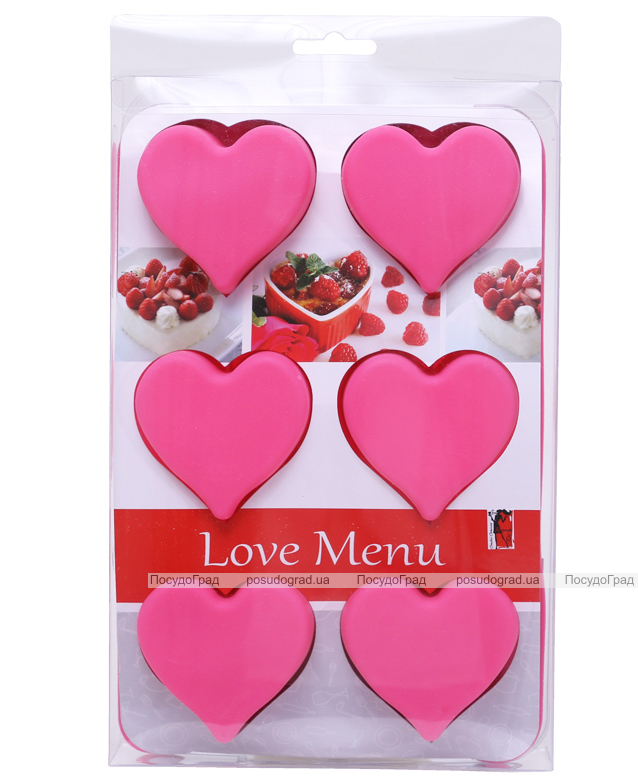 Набір для випічки Love Menu 12 сердечок і лопатка