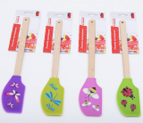 Лопатка кулинарная Summer Meadow силиконовая 31см с деревянной ручкой