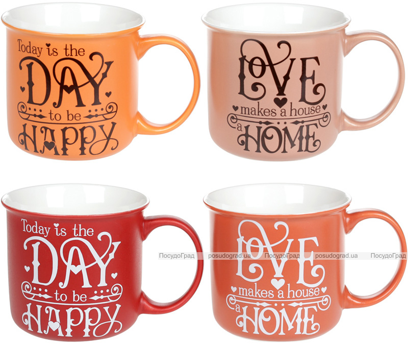 Кружка "Home and Love" 400мл порцелянова