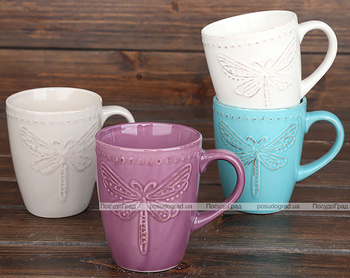 Кружка Shabby Chic "Стрекоза" 350мл