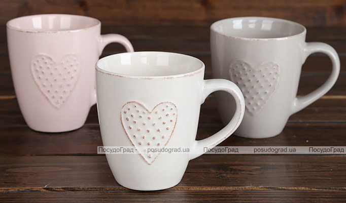 Кружка Shabby Chic "Сердце" 320мл