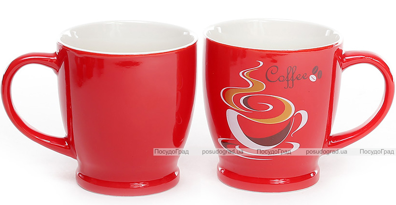 Кружка фарфоровая "COFFEE" 230мл, кофейная
