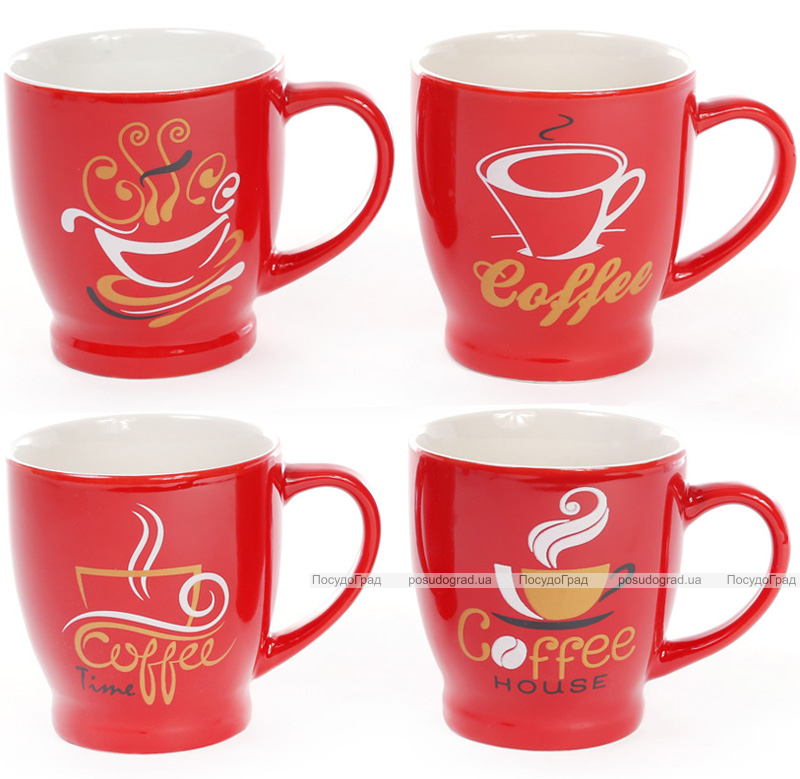 Кружка фарфоровая "COFFEE" 220мл, кофейная
