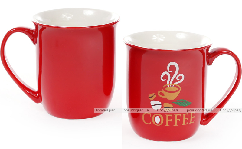 Кружка фарфоровая "COFFEE" 260мл, кофейная