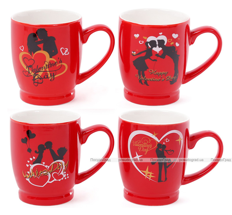 Кружка порцелянова "Happy Valentine's" 330мл