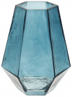 Ваза декоративная Ancient Glass "Винченцо" 21х17см, стекло, синий