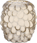 Ваза декоративная Ancient Glass "Bubbles" Ø12х15см, стекло, амбер