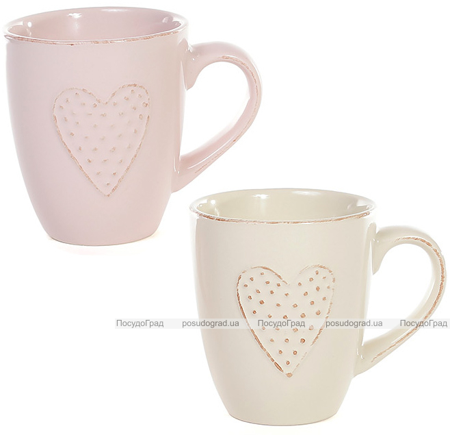 Кружка Shabby Chic "Сердце" 300мл