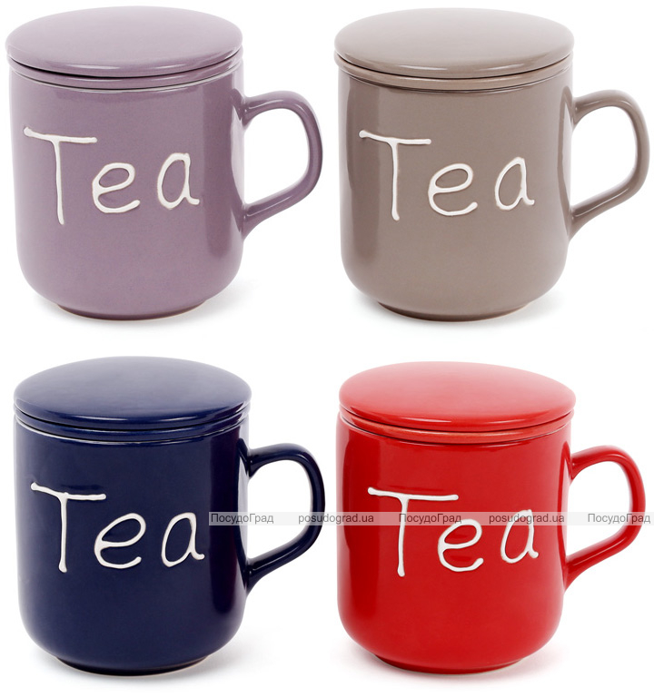 Кружка-заварник Shabby Chic "Tea" 290мл з керамічним фільтром