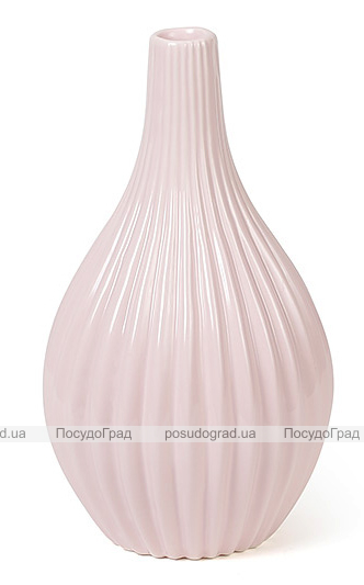 Керамическая ваза Stone Flower 25см розовая