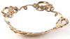 Блюдо для фруктів "Жар-птиця" Gold Luxury-03 Ø32х9см з декоративними стразами