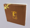 Блюдо Gold Luxury 39x26.5x5см з декоративними стразами