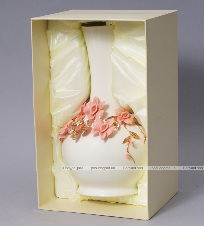 Ваза фарфорова Bona 36см "Золотий сад"