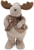 Декоративная игрушка "Северный Олень" 35см с использованием натуральных материалов