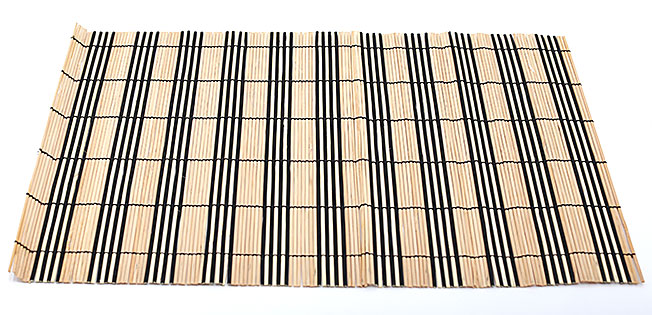 Бамбуковий килимок (серветка) Bamboo Mat-110, 30х45см, кольоровий