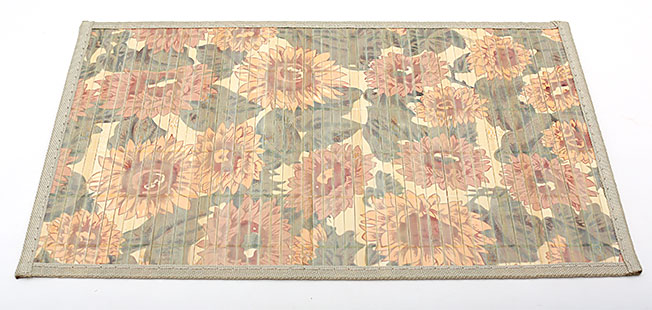 Бамбуковий килимок (серветка) Bamboo Mat-120, 30х45см, з прошитим краєм