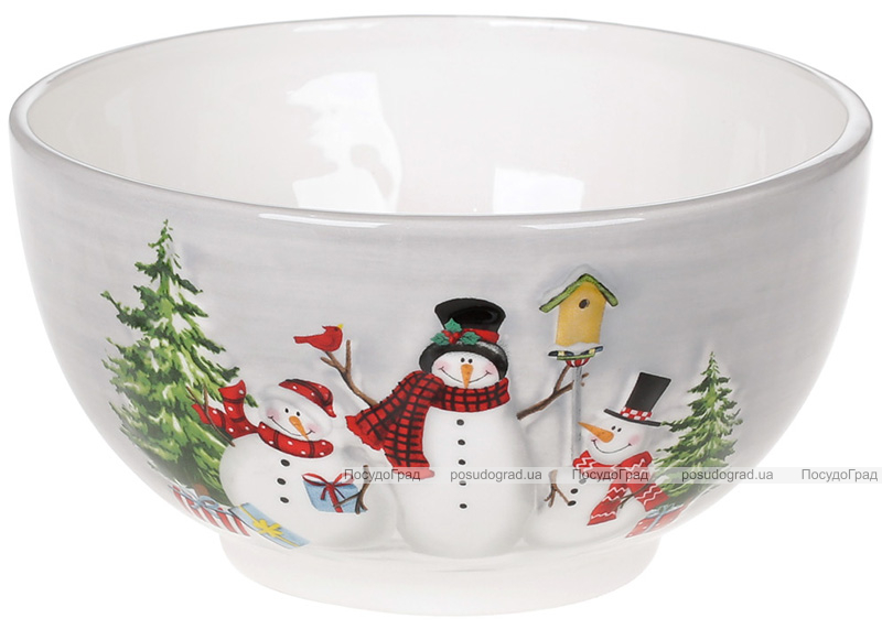 Салатник керамический «Snowman Party» 700мл