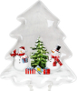 Блюдо «Snowman Party» Ёлочка, керамическое 26.5х23.2см