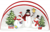 Серветниця керамічна «Snowman Party» 13.2х4.6х7.3см