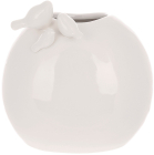 Ваза керамічна "Птахи" 16см, біла глянсова