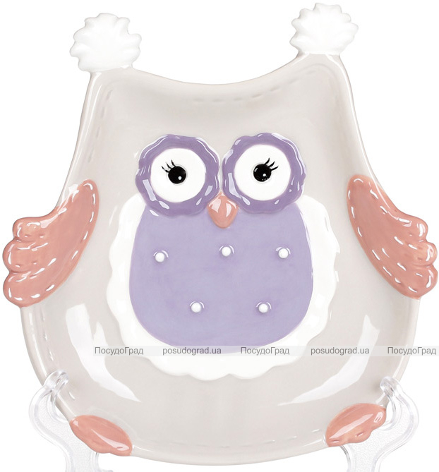 Набор 4 блюда "Owl Family" 18.9см керамика (десертные тарелки)