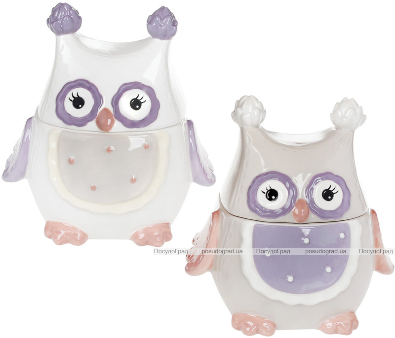 Банка "Owl Family" 250мл з керамічною кришкою