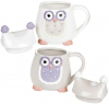 Кружка "Owl Family" 400мл з керамічною кришкою