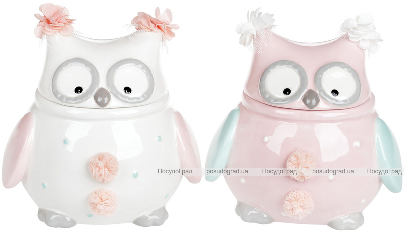 Банка "Owl Family" 400мл с керамической крышкой