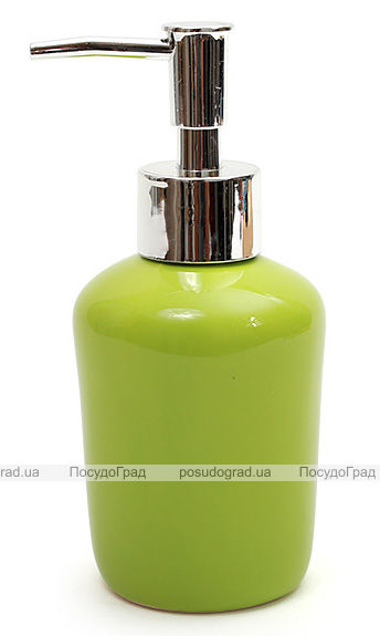 Дозатор (диспенсер) Bright Bathroom Ø7х15.3см для рідкого мила, зелений