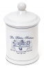 Ємність LE BAIN Silver Ø10.5х18.5см для засобів гігієни, фарфор