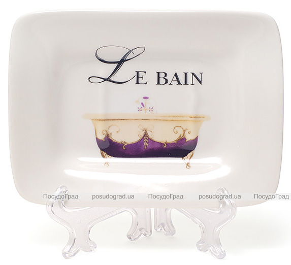 Мильниця-блюдце LE BAIN 15.3х11.1х2.7см, фарфор
