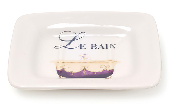 Мильниця-блюдце LE BAIN 15.3х11.1х2.7см, фарфор